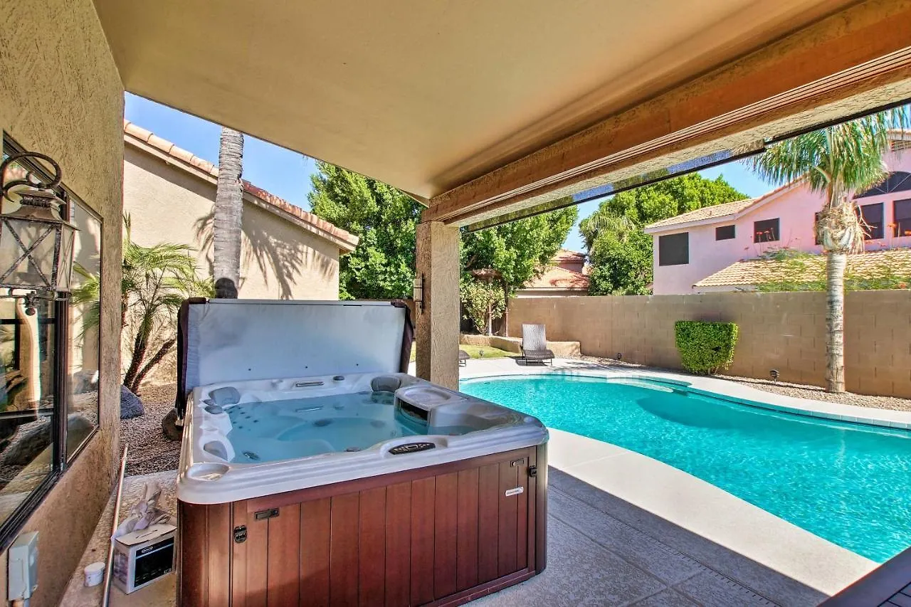 Nyaraló Scottsdale Family Home With Private Pool And Hot Tub! Phoenix